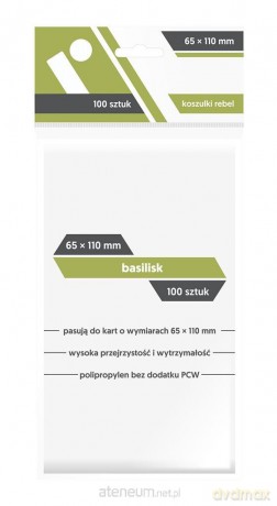 Koszulki Basilisk 65x110 (100 sztuk) [GRA]