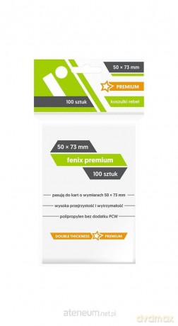Koszulki Fenix Premium 50x73 (100 sztuk) [GRA]