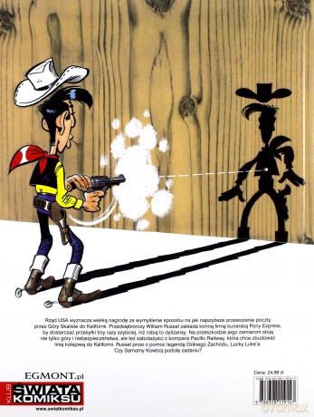 Lucky Luke (Tom 59) Pony Express - Xavier Fauche, Jean Lturgie, Morris [KOMIKS]