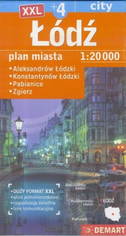 Plan miasta - Łódź XXL 1:20 000