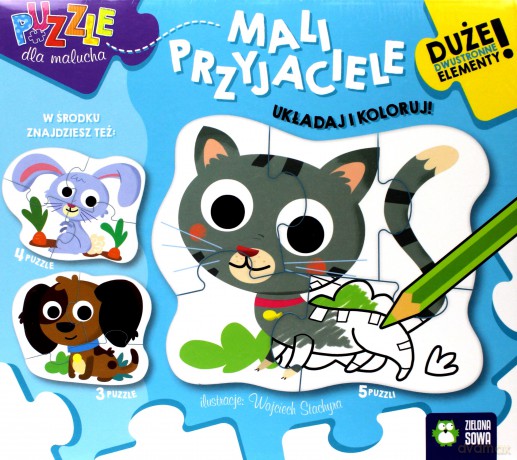 Puzzle dla malucha. Mali przyjaciele [PUZZLE]