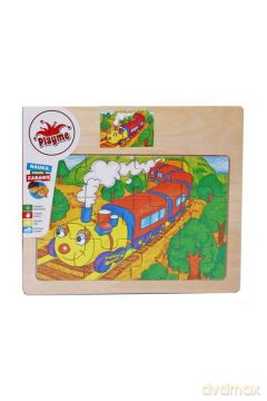 Puzzle drewniane Kolejka