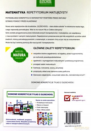 Repetytorium maturzysty. Matematyka - Anna Konstantynowicz i Adam Konstantynowicz [KSIĄŻKA]