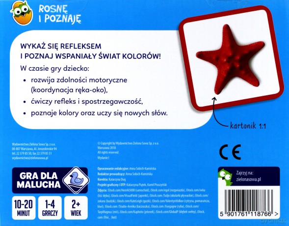 Rosnę i poznaję. Gra na refleks. Kolory [GRA]