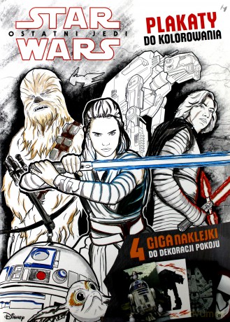 Star Wars. Plakaty do kolorowania [KSIĄŻKA]