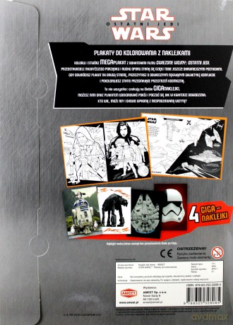 Star Wars. Plakaty do kolorowania [KSIĄŻKA]