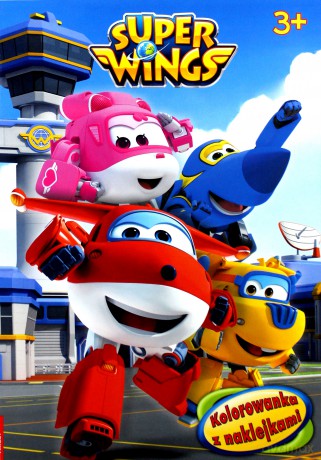Super Wings. Kolorowanka z naklejkami [KSIĄŻKA]