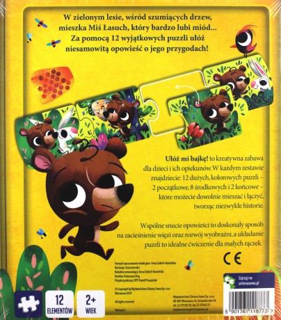 Ułóż mi bajkę! Puzzlowe przygody Misia Łasucha [PUZZLE]