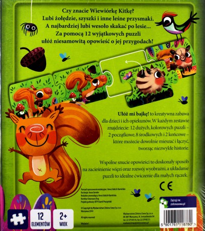 Ułóż mi bajkę! Puzzlowe przygody Wiewiórki Kitki [PUZZLE]