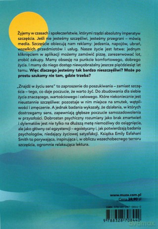 Znajdź w życiu sens - Emily Esfahani Smith [KSIĄŻKA]