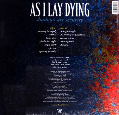 As I Lay Dying: Shadows Are Security (Blue Marbled) [Winyl]