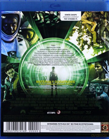 Paradoks Cloverfield [Blu-Ray]