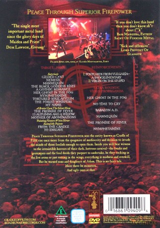 Cradle Of Filth: Peace Through Superior Firepower [DVD]