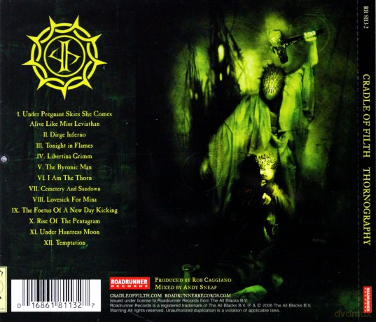 Cradle Of Filth: Thornography [CD]
