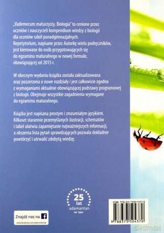 Vademecum maturzysty. Biologia - Ewa Pyłka-Gutowska [KSIĄŻKA]