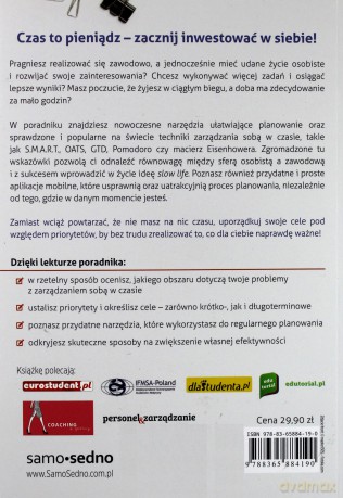 Zarządzanie czasem w pigułce. Jak planować, żeby nie zwariować - Agnieszka Makarow [KSIĄŻKA]