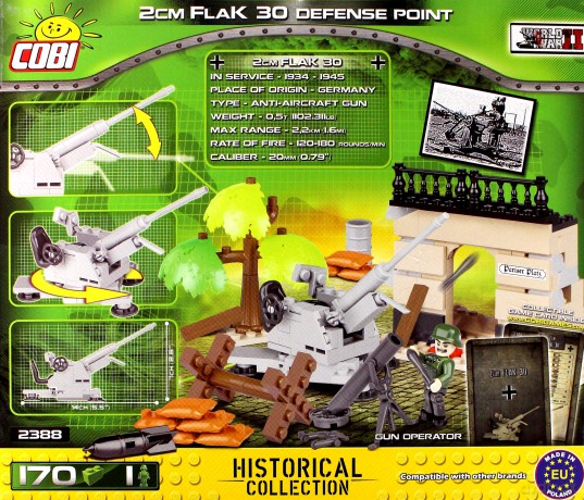 Small Army 170 el. 2 cm Flak 30 Defense Point [KLOCKI]