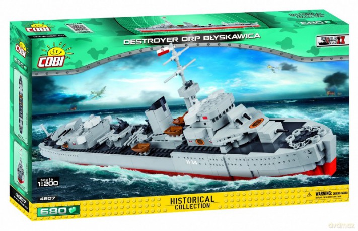 Small Army 680 el. ORP Błyskawica - polski niszczyciel [KLOCKI]