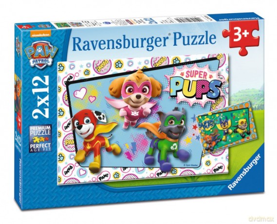 RAVENSBURGER 2x12 el. Psi Patrol [PUZZLE]