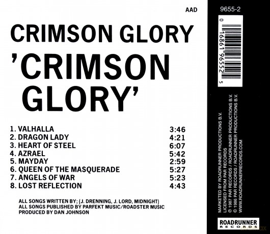 Crimson Glory: Crimson Glory [CD]