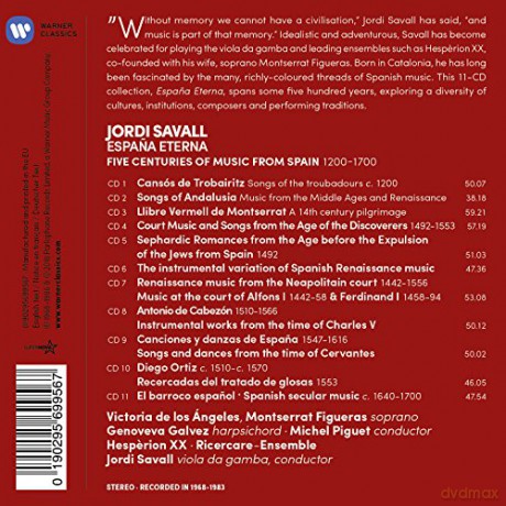 Jordi Savall: Espana Eterna [11CD]