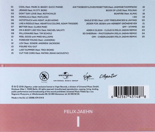 Felix Jaehn: I (PL) [CD]