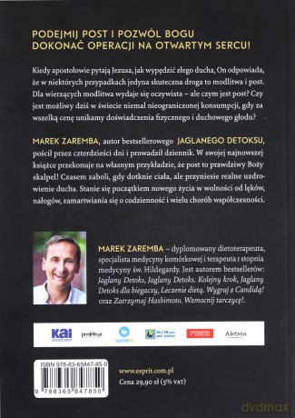 Boży skalpel. Uzdrowienie postem - Marek Zaremba [KSIĄŻKA]