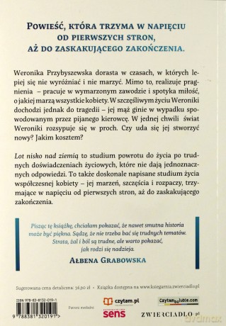 Lot nisko nad ziemią - Ałbena Grabowska [KSIĄŻKA]