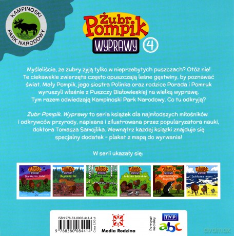 Rodzina borsuków. Żubr Pompik - Tomasz Samojlik [KSIĄŻKA]