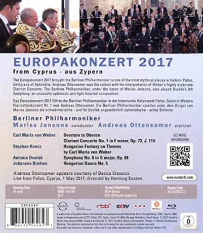 Berliner Philharmoniker: Euroarts - Europakonzert 2017 - Berliner Philharmoniker - Mariss Jansons [Blu-Ray]
