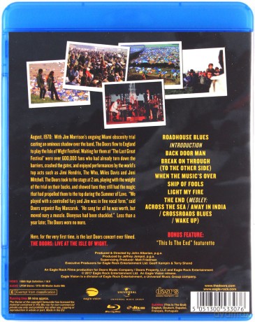 The Doors: Live At The Isle Of Wight Festival 1970 [Blu-Ray]
