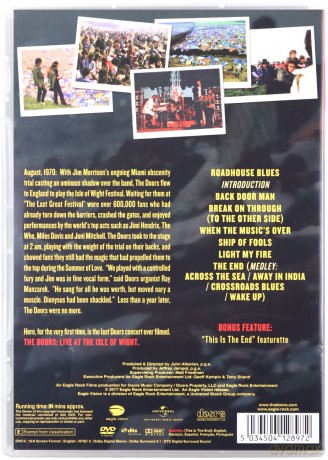 The Doors: Live At The Isle Of Wight Festival 1970 [DVD]