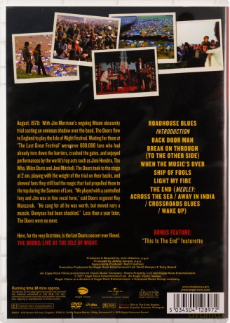 The Doors: Live At The Isle Of Wight Festival 1970 [DVD]