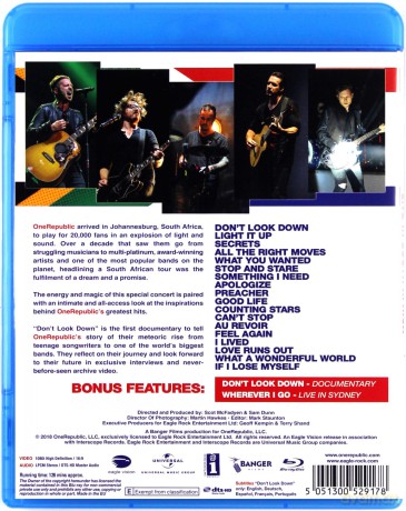 OneRepublic: Live In South Africa [Blu-Ray]