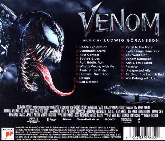 Venom soundtrack [Ludwig Göransson] [CD]