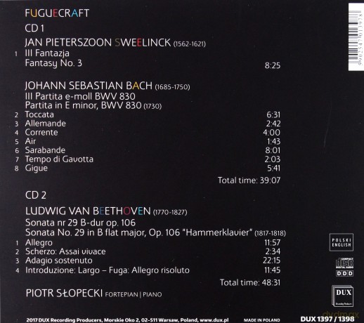 Piotr Słopecki: Fuguecraft [2CD]