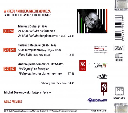 Michał Drewnowski: W kręgu Andrzeja Nikodemowicza [CD]