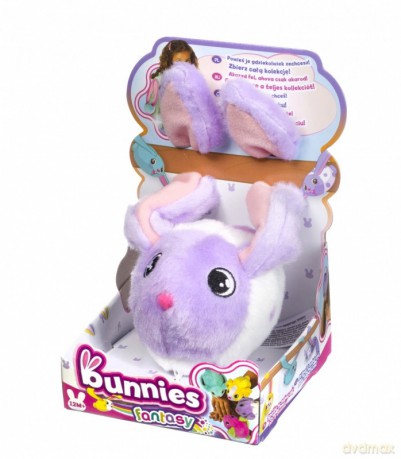 Bunnies Fantasy 1pack fioletowo-biały