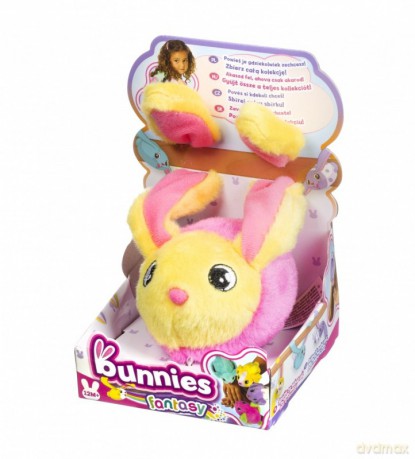 Bunnies Fantasy 1pack żółto-różowy