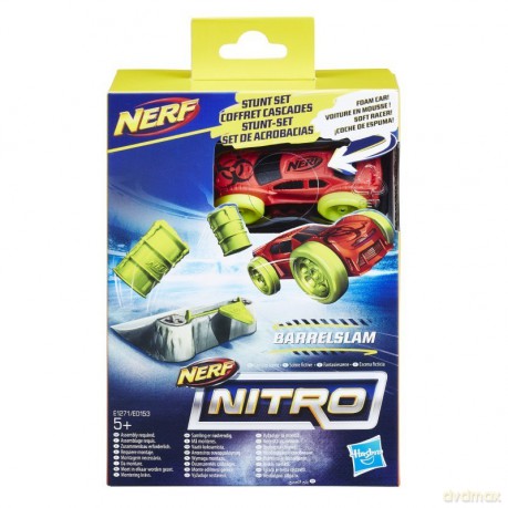 Nerf Nitro Samochodzik Barrelslam Stnut Set