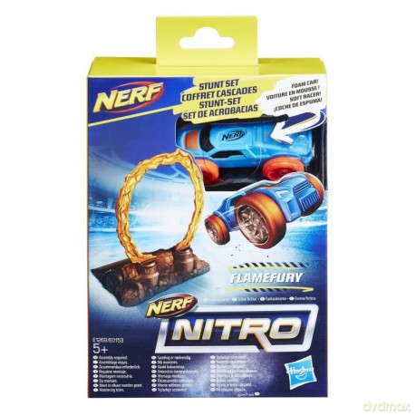 Nerf Nitro Samochodzik Samochodzik Flamefury Stunt Set