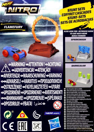 Nerf Nitro Samochodzik Samochodzik Flamefury Stunt Set
