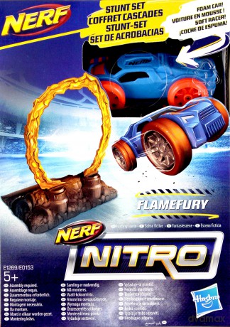 Nerf Nitro Samochodzik Samochodzik Flamefury Stunt Set