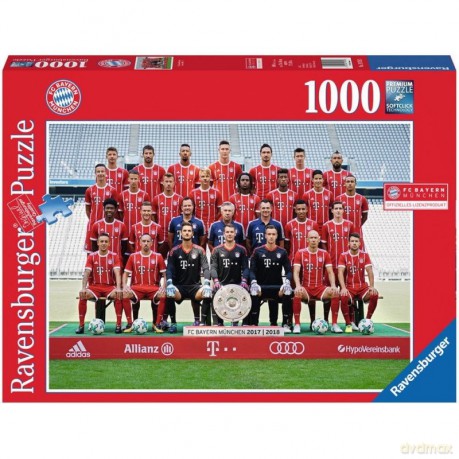 RAVENSBURGER 1000 el. FC Bayern sezon 17/18 [PUZZLE]