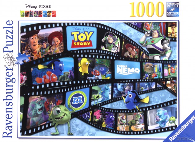 RAVENSBURGER 1000 el. Kadr z filmów Pixar [PUZZLE]