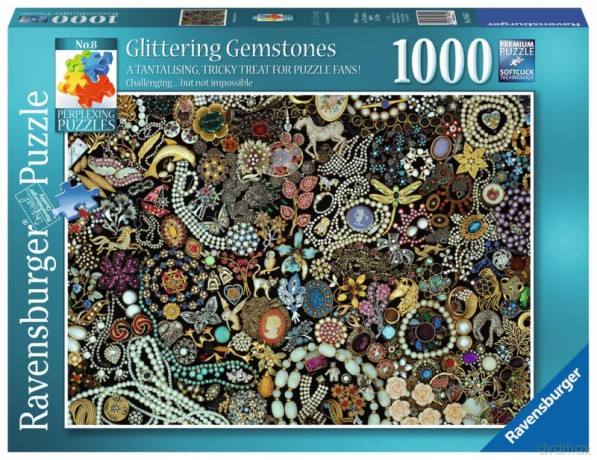 RAVENSBURGER 1000 el. Kamienie szlachetne [PUZZLE]