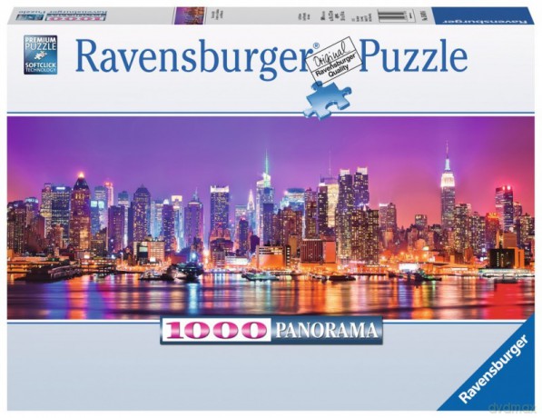 RAVENSBURGER 1000 el. Światła Manhatanu [PUZZLE]
