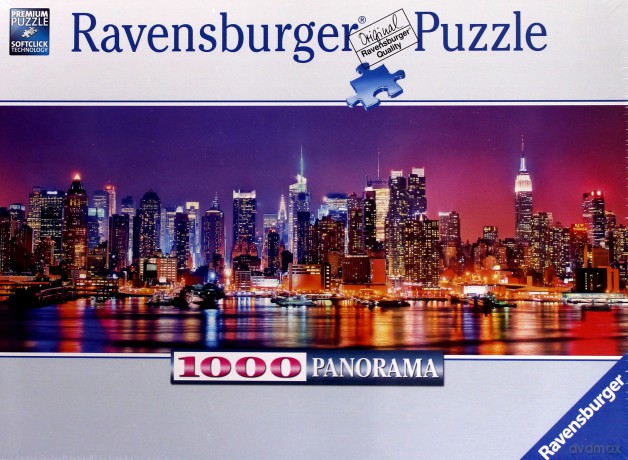 RAVENSBURGER 1000 el. Światła Manhatanu [PUZZLE]