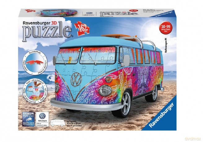 RAVENSBURGER 162 el. VW Bus T1 Indian Summer 3D [PUZZLE]