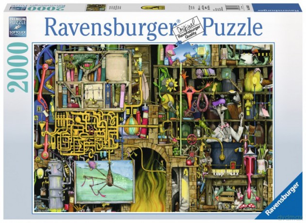 RAVENSBURGER 2000 el. Szalone Laboratorium [PUZZLE]